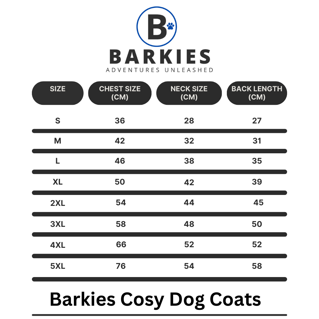 Barkies Cosy Dog Coat