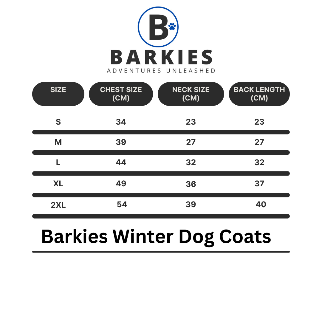 Barkies Winter Dog Coat
