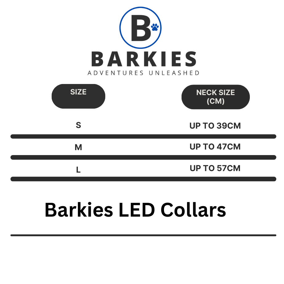 Barkies Rechargeable LED Collar